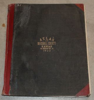 1922 Marshall County Kansas Atlas