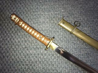 WWII Japanese Officers NCO Sword Type 95 ShinGunto Matching s Minty 101075 2
