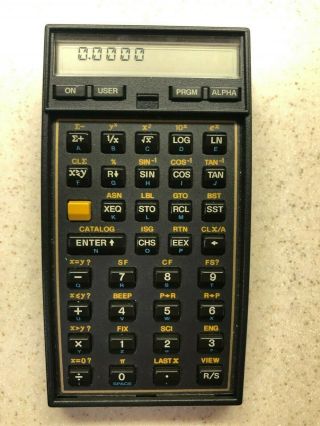 Vintage Hp - 41cx Programmable Calculator,  Standard Module And Math I