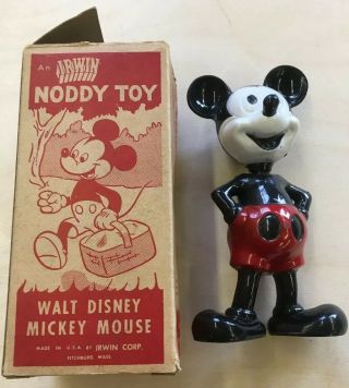Vintage Mickey Mouse Figure Walt Disney Production