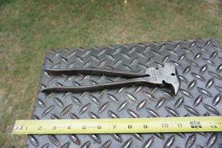 Vtg.  Diamalloy Duluth,  Fence Pliers 10 " Multi Tool,  Hammer,  Cutter,  Staple Puller