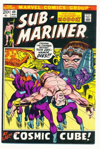 Marvel Sub - Mariner 1972 49 54 & 55 Nm Wonderful Color