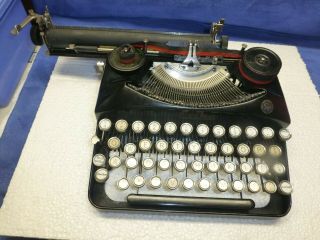 Seidel & Naumann Erika Tab Typewriter vintage white German keys 3