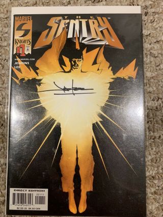 Marvel Knights - The Sentry 1 1st App Sentry Signed By Jae Lee