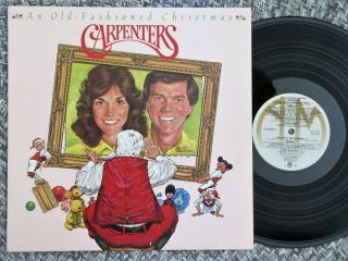 The Carpenters An Old - Fashioned Christmas 1984 Nm Vinyl A&m Record Club Lp