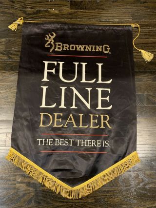 Browning Vintage Dealer Display Banner