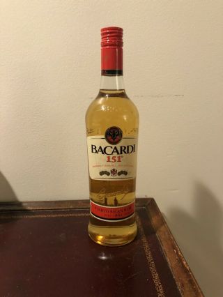Bacardi 151 Rum.  Collectible 750ml.  Discontinued And Rare.