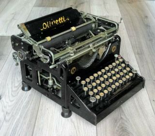⭐ Antique Typewriter Olivetti M20 Made In Ivrea Italy 1927 Ribbon