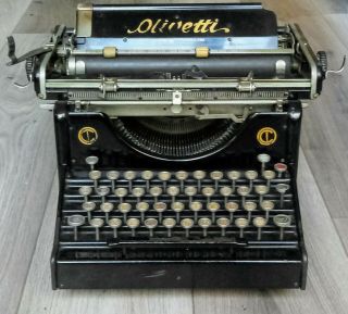 ⭐ Antique Typewriter Olivetti M20 Made in Ivrea Italy 1927 Ribbon 3