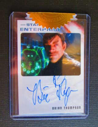 Star Trek Enterprise Vl Heroes & Villains Brian Thompson Valdore Autograph Card