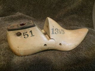 Antique Cobbler Childs Shoe Form 13 1/2 " - Pointed Toe - Gebl Co.