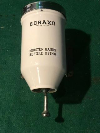 Boraxo Porcelain Powdered Hand Soap Dispenser From The 1930 