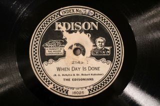 Edison 52143 The Edisonians When Day Is Done Electric