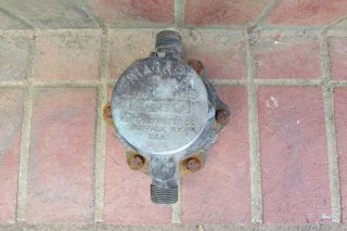 Vintage Niagara Buffalo Meter Co.  Brass Water Meter Measures Barrels 3034 2