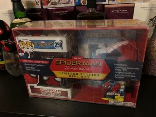 Funko Pop Upside Down Spider - Man 259 Homecoming Walmart Exclusive Gift Set