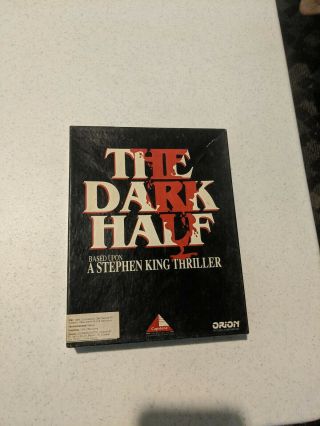 The Dark Half Pc Ibm Computer Video Game Capstone Stephen King 3.  5 " Vtg