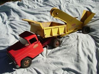 Tonka Dump Truck And Sand Loader