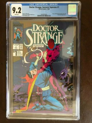 Doctor Strange,  Sorcerer Supreme 1,  November 1988,  Marvel Comics,  Cgc Grade 9.  2