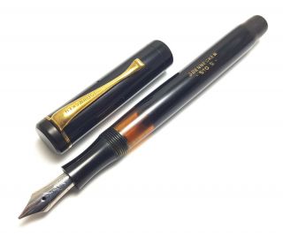 1941 Vintage Pen Soennecken 510 S Black War Time Cond.  Fully Restored