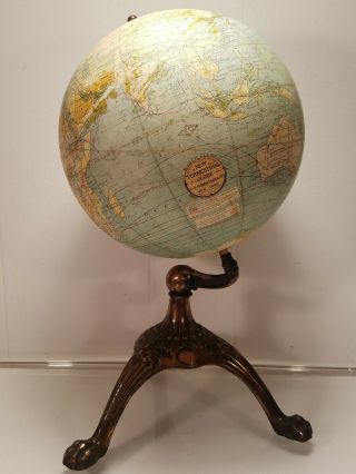 Antique Cs Hammond &co Terrestrial Globe 8 Inch Globe