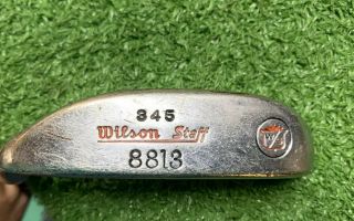 Vintage Wilson Staff 8813 Putter 345 Leather Wrap Grip