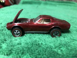 1968 Hot Wheels Redline Custom Corvette - Mattel/usa