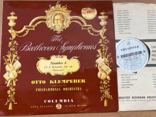 Sax 2260 Beethoven Symphony No.  6 " Pastoral " / Klemperer / Philh B/s
