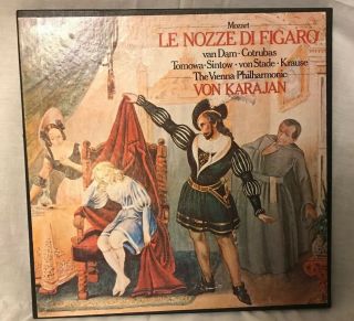 Karajan/van Dam/cotrubas Mozart Le Nozze Di Figaro - London Osa 1443