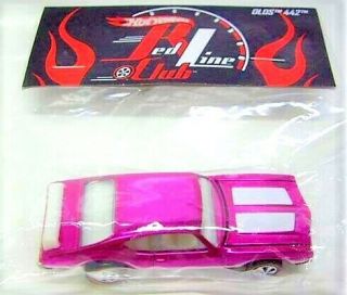 1969 Hot Wheels Redlines Pink Olds 442 - 1:64 Scale