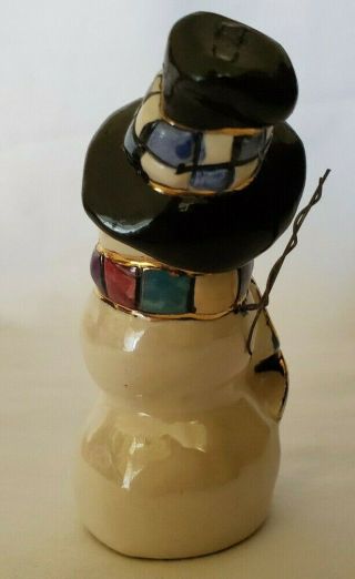 Christmas Snowman Ornament - Blue Sky Corp.  Heather Goldminc 2001 3