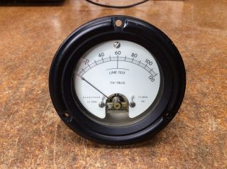 Vintage Phaostron Tv - 7a/u Replacement Meter Tube Tester,