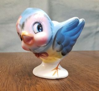 Vintage Geo Z Lefton Py Bluebird Egg Cup 286