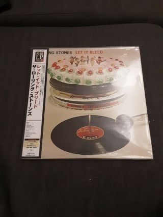 The Rolling Stones - Let It Bleed - Rare Japanese Press 200g 12 " Vinyl Lp With