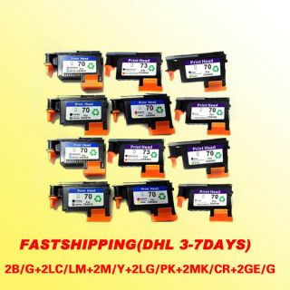Fast 2set Printhead Compatible For Hp 70 73 Designjet Z2100 Z5200 Z3200
