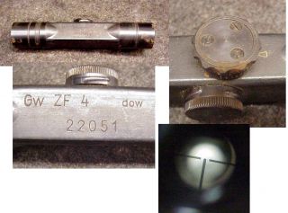 German Wwii Zf 4 Sniper Scope Coded Dow