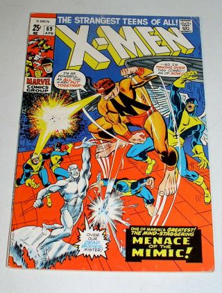 Uncanny X - Men 69 - Stan Lee & Jack Kirby Early Bronze Age Marvel 1970