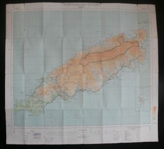 Tobago 1926 Survey Map By Capt.  G.  H.  Latham R.  E. ,  Printed By O.  S.