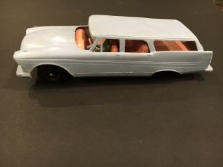 1958 Plymouth Station Wagon Probably Processed Plastics 8” Vintage Toy