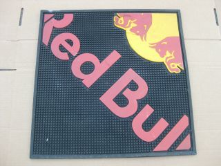 Red Bull Redbull Energy Drink Large Rubber Bar Mat Pad Spill Collectors Rare
