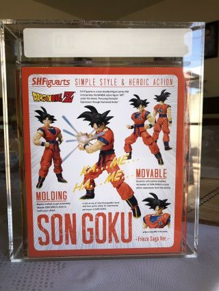 AFA Graded 9.  0 2015 SDCC Exclusive S.  H.  Figuarts Goku (Special Color Edition) 2