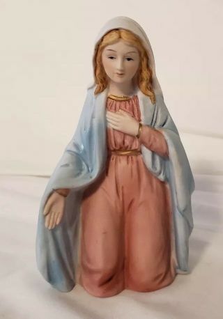 Vintage Homco / Home Interiors Porcelain Nativity Mary 5603