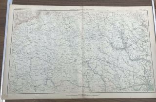 Antique Civil War Map No.  143 Topographic Map Of Ga Sc Nc