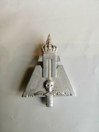 Serbia Royal Kingodom Of Yugoslavia Rare Badge Of Chetniks Ravna Gora Cica Draza
