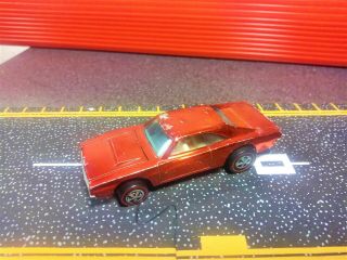 HOT WHEELS 1968 REDLINES CUSTOM DODGE CHARGER - MADE IN THE USA 2