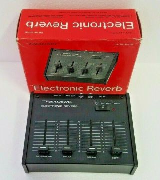 Realistic 32 - 1110 Electronic Reverb,  Delay,  Repeat,  Mic & Line In/out,  Vintage