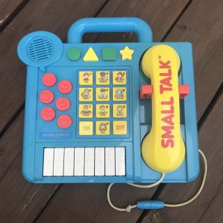 Vintage 1988 Vtech Small Talk Phone Toy |