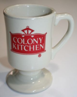 Colony Kitchen Restaurant,  Ceramic Coffee Cup / Mug,  Vintage