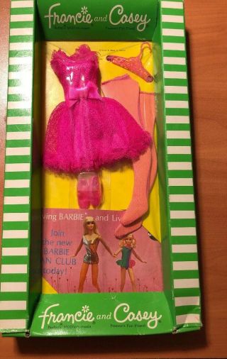 Nrfb Vintage Mattel Barbie.  Francie & Casey “ Pink Power” 1762 Fashion