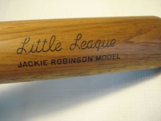 Vintage.  Hutch.  Ll3.  Model.  " Jackie Robinson ".  Little League.  Bat