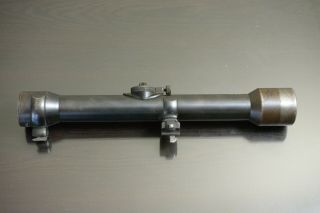 Rare WWII WW2 German ZF39 Carl Zeiss Zielvier Mauser K98 Sniper Rifle Scope 3